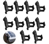 20 Pièces Clips de Drainage pour Panneaux Solaires,Solar Panel Water Drain Clips 30 mm,pour Optimisation Rendement Énergie Solaire,Clip de Nettoyage de Module PV pour Vidange d'Eau