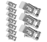 20 Pièces Clips de Fixation pour Spot Encastré, Métal Argenté | Panneaux LED et Projecteurs, Usage Polyvalent, Haute Dureté, Ressorts Souples, Lot de Deux