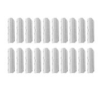 20 Pièces Clips Métalliques de Rechange, Argenté | Fixation Sécurisée Sangle, Résistance à Déformation, pour Canapés et Loveseats, Métal Argenté