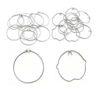 20 Pièces Clips pour Ampoule Halogène LED,Anneaux de Fixation de Lampe pour Spot,GU10 MR16 & MR11 Anneaux à Ressort de Retenu,Spot Encastré à ressort de 50 mm pour Lumière LED Spot Encastré