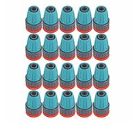 20 pièces Connecteur Droit D'irrigation, raccords 16 mm vers G1/2, Kit de Adaptateur Bouchons D'Irrigation Goutte en PE à Filetage Femelle, pour Jardinage, Serres et Agriculture
