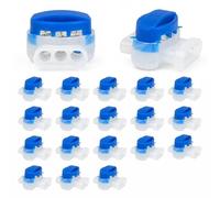20 Pièces Connecteur Fil Robot Tondeuse Étanche avec Gel, Raccord Fil Robot Tondeuse pour Câble Périphérique, Connecteur Cable Robot Tondeuse 22-14AWG S1 pour Compatible Gardena Husqvarna
