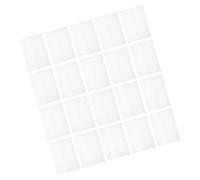 20 Pièces Couverture Plastique Transparente Waterproof | Protection L’usure, Visibilité Claire, Usage Bureau et École, Plastique Souple, pour Classeurs et Scrapbooks