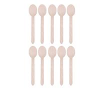 20 Pièces Cuillère en Hêtre DIY Semi-finition | Bois Beige, Fournitures de Peinture Artisanale, Lot, Longue Cuillère Ronde