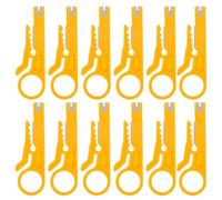 20 Pièces Dénudeur de Fils Multifonctionnel Orange | Pom et Métal Nickelé, Usage Simple au Quotidien, Coupe Rapide, Format Mini pour Travaux Électriques