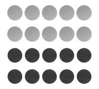 20 Pièces Disque de Ponçage Rond Remplaçable pour Lime Électrique | Pierre Émeri Givrée Lavable, Compatible Broyeur de Pieds Électrique, Retire Peau Morte, Format Rond