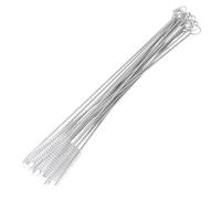 20 Pieces Drinking Straw Cleaning Brushes Set,Stainless Steel Bottle Spiral Soft Bristle Straw Brush Flexible Bristles for Cleaning Glass, Silicone, And Metal Straws