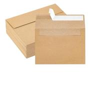 20 pièces enveloppe libération adhésif scellage Invitation Photo enveloppes Kraft cartes de voeux multi-fonction lettre vierge Pour l'Invitation