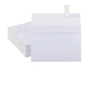 20 pièces enveloppe libération adhésif scellage Invitation Photo enveloppes Kraft cartes de voeux multi-fonction lettre vierge Pour l'Invitation