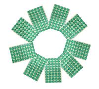 20 Pièces Étiquettes Autocollantes Rondes Décoratives | Amovibles sans Résidu, Inscriptibles, Pose Facile, pour Étiquetage et Décor de Mariage Couleur Aléatoire