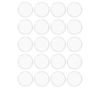 20 Pièces Étui Transparent en Plastique pour Pièces Commémoratives | Fermeture à Pression Sécurisée, Maintien Stable, Surface Antiéblouissement, Présentation Soignée pour Médailles et Jetons