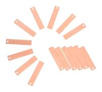 20 Pièces Feuilles D'anode en Cuivre Pur Voltage 0.8-2v | Matériel Éducatif pour Expériences Scientifiques, pour Clubs Extrascolaires et Cours de Physique