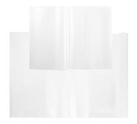 20 Pièces Film de Protection pour Livres Transparent Présent | PP Réutilisable, Facile à Poser et Retirer, Protection Maximale pour Documents et Dossiers École Travail