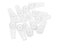 20 Pièces Glissières de Rails de Rideaux en Plastique | Système H, Coulissement Silencieux et Doux, Installation Facile, pour Rideaux Épais et Intérieur