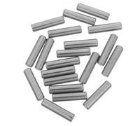 20 Pièces Goupilles D'étagère M6x25 en Acier Inoxydable, Fixation | Cylindriques, Argenté, Installation Facile, Entretien Simple, Usage la Cuisine et Meuble, Charge Renforcée