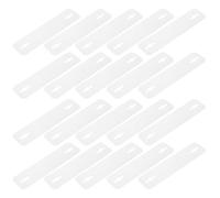 20 Pièces Insert de Col Cravate Invisible en Plastique | Support Discret, Maintien Léger, Empêche le Glissement, pour Travail et Déplacements Quotidiens