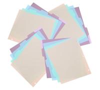 20 Pièces Intercalaires A4 à Onglets pour Classeur, Lot 3 Anneaux | Pages de Séparation Numérotées, Design Flexible et Écriture Fluide, pour DIY et Carnets de Voyage
