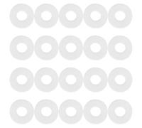 20 Pièces Joint D’étanchéité pour Mandrin à Air en Silicone Blanc | Remplacement du Joint de Mandrin de Pneu, pour Gonflage Rapide, Résiste aux Températures Extrêmes