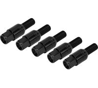20 pièces M14 x 1,5 vis de roue à siège conique, écrous de roue, boulons coniques, accessoires automobiles universels pour voiture, noir
