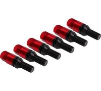 20 pièces M14 x 1,5 vis de roue à siège conique, écrous de roue, boulons coniques, accessoires universels pour voiture, rouge