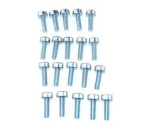 20 pièces M5x20 vis cannelée for Stihl oleo-mac Dolmar tronçonneuse débroussailleuse débroussailleuse coupe-bordure souffleur taille-haie