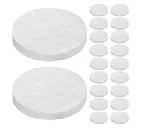 20 Pièces Mèche Ronde pour Cheminée Bioéthanol de Table | Coton Isolant Blanc, Installation Facile, Ajustement Précis dans Bols Ronds, pour Foyers Miniatures et Réceptions Extérieures