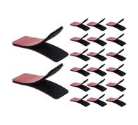 20 Pièces Nylon Bandes Auto-Agrippantes Adhésives Double Face 8x2,5 CM | Résistent Jusqu’À 80 °C, Pose Facile sur Verre ou Carrelage, Retrait Propre, Gestion des Câbles au Bureau