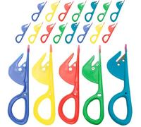 20 Pièces Ouvre-intestin Multifonction Ciseaux Alimentaires | Plastique Léger, Intestin de Volaille, Usage Familial ou Restaurant, Petite Taille, Finition Soignée Couleur Aléatoire
