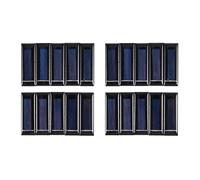 20 Pieces Panneau Solaire Nouveau 0.5 V 100 MA Panneaux Solaires Panneaux Photovoltaiques Module Solaire Chargeur de Batterie DIY 53 x 18 x 2.5mm