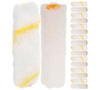 20 Pièces Petit Rouleau à Peinture 4 Manchons de Retouche Précis | Polyester Abs, sans Poignée, pour Appuis de Fenêtre et Meubles, Intérieur, Absorption Élevée