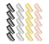 20 Pièces Pince à Postiche en Métal 3,6cm à 10 Dents pour Femmes | Fixation Stable et Discrète, Facile à Poser Retirer, pour Postiche et Couvre-chef