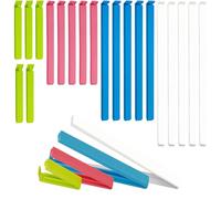 20 Pièces Pince Sachet Alimentaire, Alimentaire D'étanchéité Clips, Longueur 7/11/15/22cm Clip Fermeture Sachet en Plastique, Clip Fermeture Cuisine Réutilisable, 4 Couleurs pour Sachets Bonbons Snack