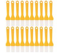 20 Pièces Pinceau à Badigeonner PP Poignée Ergonomique | Cuisson Pâtisserie et Barbecue, Manche Solide, Usage Domestique ou Professionnel, Compatible Poêles Antiadhésives