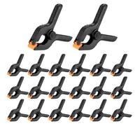 20 Pièces Pinces à Ressort, 2 Pouces Pinces Clips, Pince de Serrage Serre-joint pour Travaux du Bois et Studio de Photographie