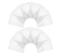 20 Pièces Pochettes de Protection Transparentes A6 à 6 Trous | Plastique Clair, Pages Perforées pour Anneaux, Vue Nette et Tri Rapide, Notes, Washi, Scrapbooking
