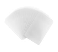 20 pièces Pochettes Perforées A7 en PP pour Classeur, transparentes | Ouverture Supérieure avec Rabat, 6 Trous, Compatibles Classeurs A7, pour Cartes et Stickers