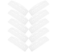 20 Pièces Porte-badge Horizontal Transparent en Plastique Rigide | Surface Mate, Format Semi-ouvert, Visibilité Immédiate, Résistance à Flexion, pour Badges Nominatifs et Cartes Étudiantes