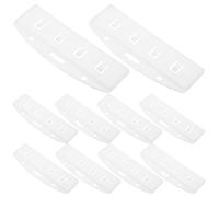 20 Pièces Porte-carte D'identité Transparent Rigide en Plastique | Format Demi-carte, Finition Givrée, pour École et Bureau, Protège la Flexion, Usage Quotidien