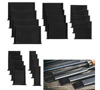 20 pièces Protecteurs Pointes de Burin, pour Ciseaux à Bois Plastique Protège-Lames Capuchons de Protection pour le Rangement des Outils et la Protection des Bords (5 Tailles)