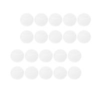 20 Pièces Protège-badge Rond 55mm en PVC pour Médailles Souvenirs | Étui Transparent, Surface Lisse, Rangement et Présentation de Pièces, Compatible Objets Ronds Fragiles