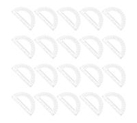 20 Pièces Rapporteur de Dessin Technique 180° Transparent | Mesure Précise des Angles, Format Demi-cercle 15cm, Léger et Portable, pour École et Étudiants