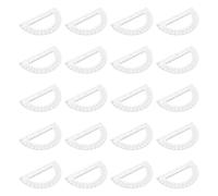 20 Pièces Rapporteur de Dessin Technique Semi-circulaire 180 | Ps Transparent, Léger et Portable, Lecture Facile des Lignes et Angles, pour École et Dessin