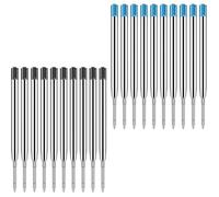 20 Pièces Recharge Stylo Bille Compatible Avec Parker,Cartouche Stylo Bille,Recharges Pour Stylo À Bille G2,Cartouches Compatible