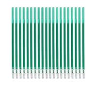 20 Pièces Recharges Compatibles avec Legami Recharge Stylo, Encre Gel Effaçable Verte, Longueur 13 cm, Pointe 0,5 mm, Recharges avec Rouleau d’Encre Effaçable