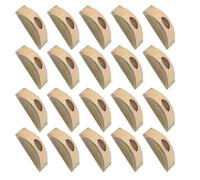 20 Pièces Rondelle Demi-lune M8, Connecteur Semi-circulaire | Utilisation pour Fixation de Meubles D’intérieur, Compatible Écrous et Boulons, Résistant à Rouille et Étanche