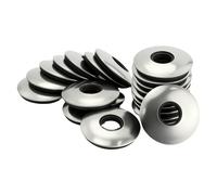 20 Pièces Rondelle Neoprene,Rondelles d'étanchéité EPDM en Acier Inoxydable M8 x 22 mm,Rondelles Metal avec Joint Caoutchouc,pour vis Autotaraudeuses