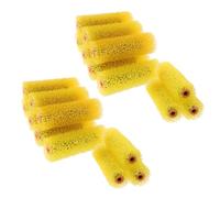 20 Pièces Rouleau de Décoration Texturé en Éponge, Grosse Nappe | Contrôle des Éclaboussures, Réduit les Coulures Gaspillage, pour Murs en Béton et Plafonds Texturés