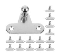 20 Pièces Support de Levage à Rotule pour Vérins à Gaz, , Fer | Montage en L Base Triangulaire, Usage, pour Coffres D’outils, Ateliers et Trappes