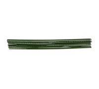 20 Pièces Support Vert en Fer et Bois pour Plantes Grimpantes | Anneau de Maintien, Tiges Droites pour Jeunes Arbres, Usage Intérieur, Finition Lisse, Réutilisable