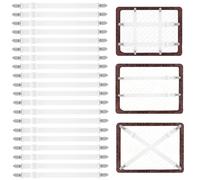 20 Pièces Tendeur Drap Housse, Attache Drap Housse, Sangle Matelas, Tendeurs de Draps Lit Drap avec Clips élastiques Réglables de 65 à 240 cm, pour Draps, Matelas, Canapé